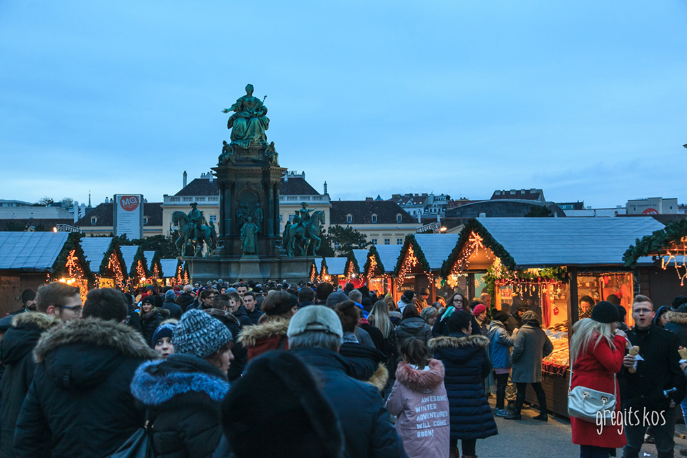 χριστουγεννιάτικη αγορά Maria Theresien Platz